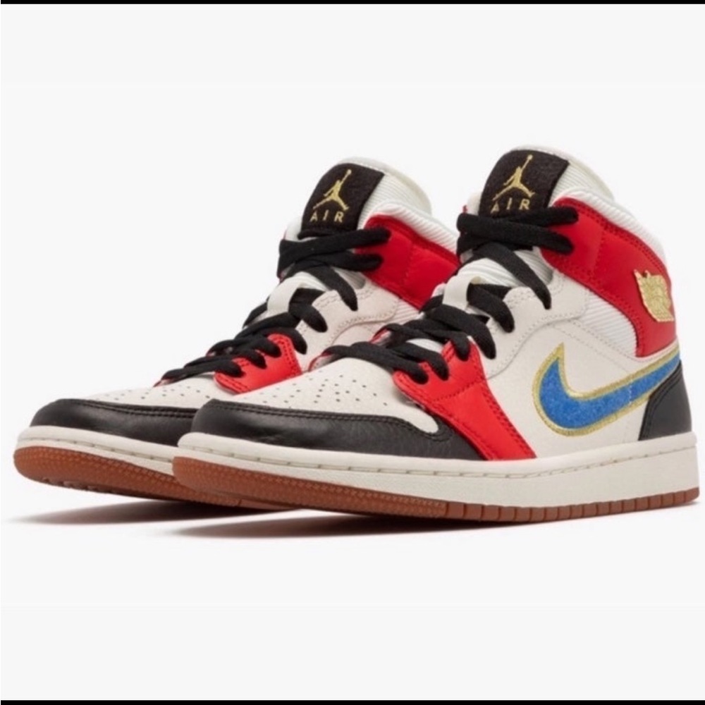 Nike Air Jordan 1 Mid SE 'Let(Her)Man' 2020 Women's Size 7